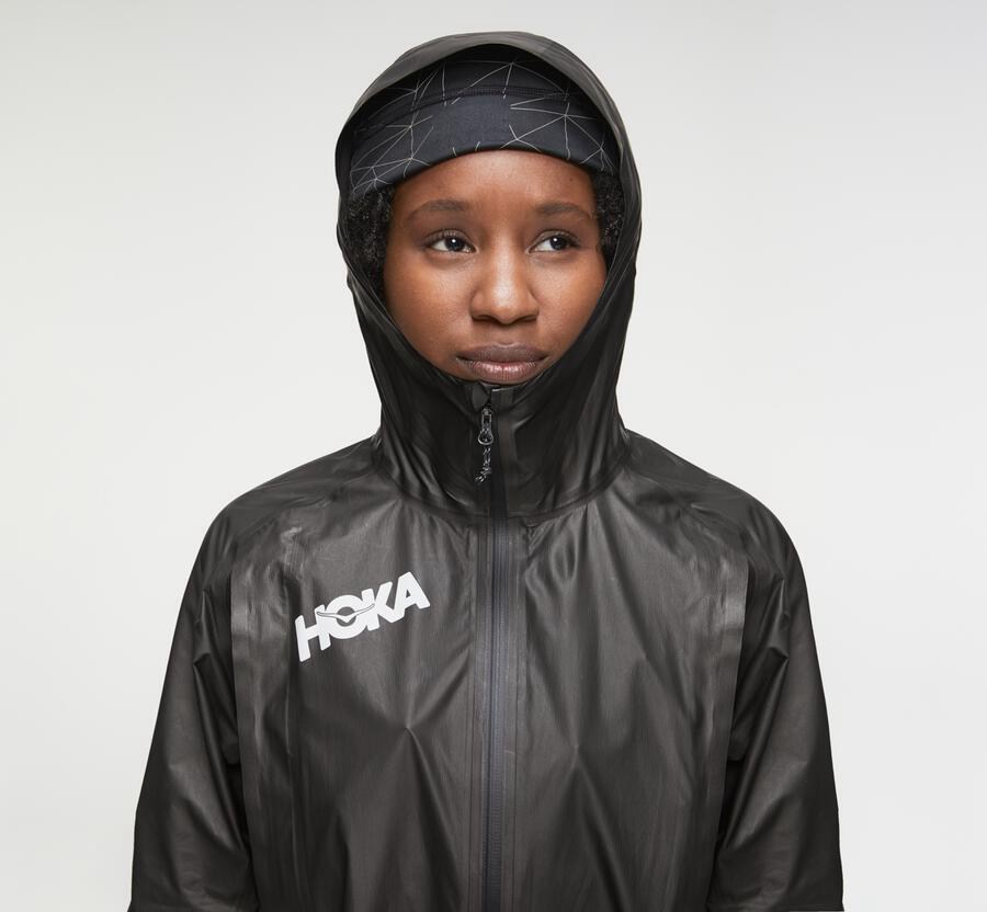 Chaquetas Hoka One One Mujer - Gore-Tex Shakedry™ Run - Negras - NPL230618